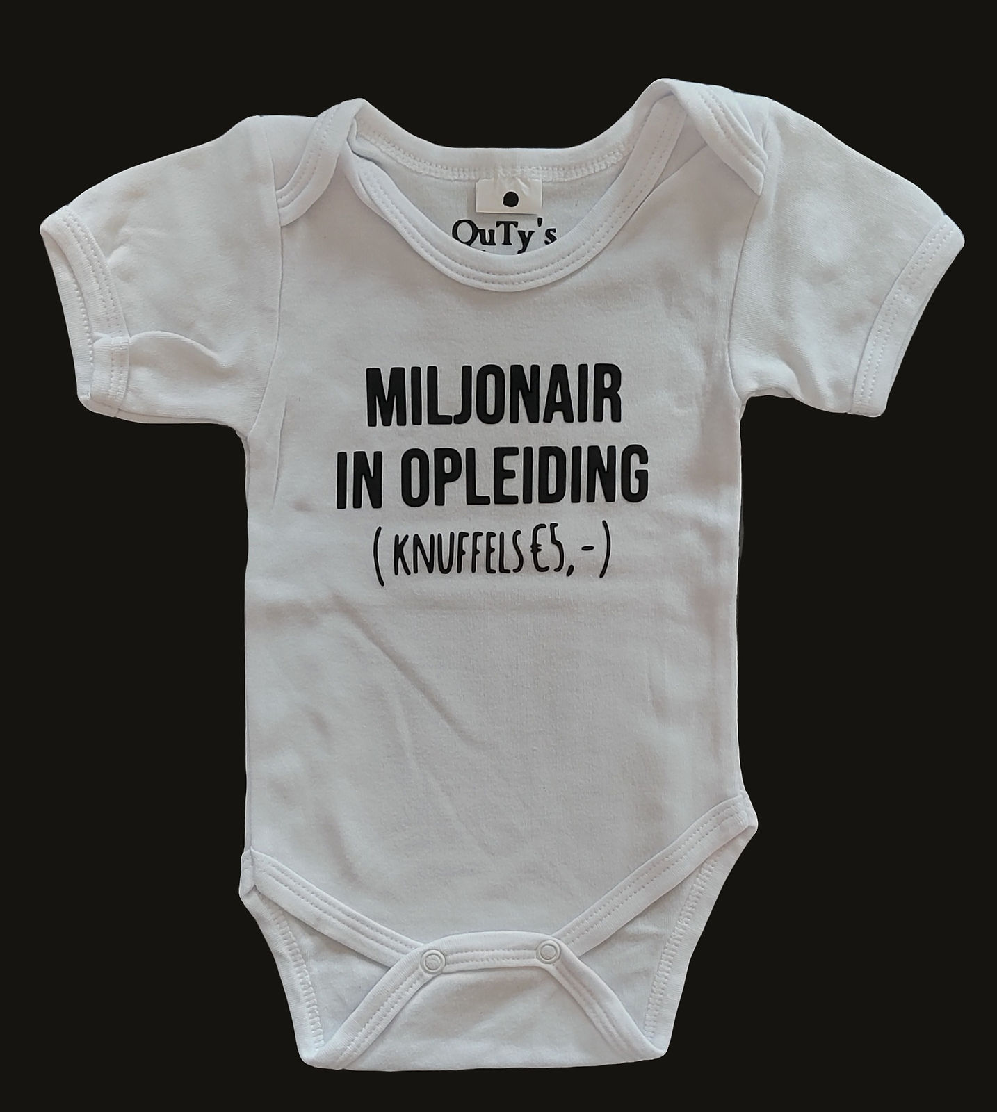 Romper Miljonair In Opleiding Wit