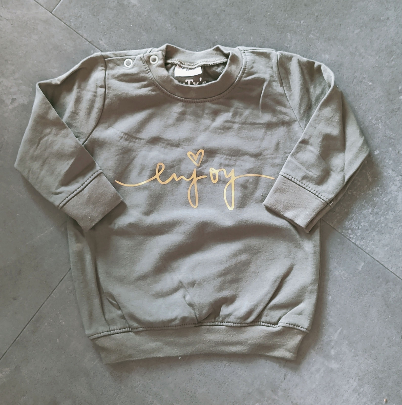 Meisjes Sweaterjurk Enjoy Groen